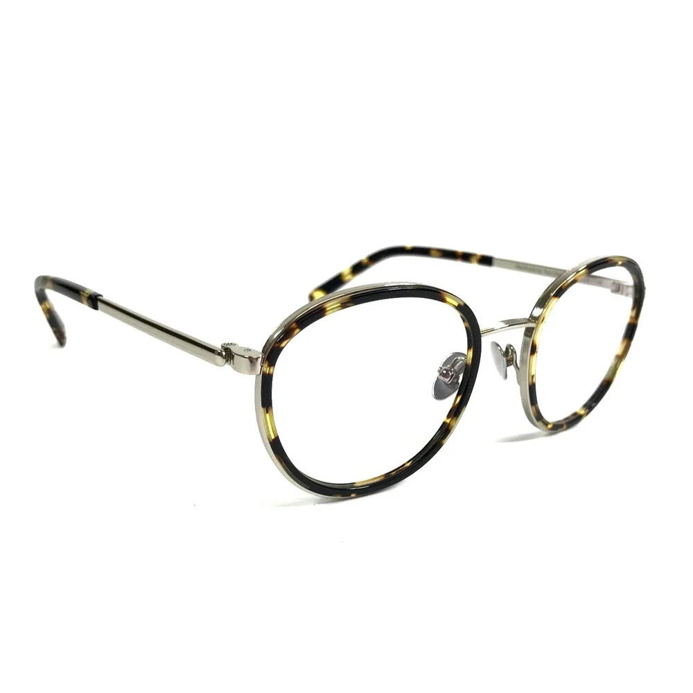 Tom Davies Eyeglasses Frames TD741 Col. 1236 Tortoise Shiny Silver 47-19-140